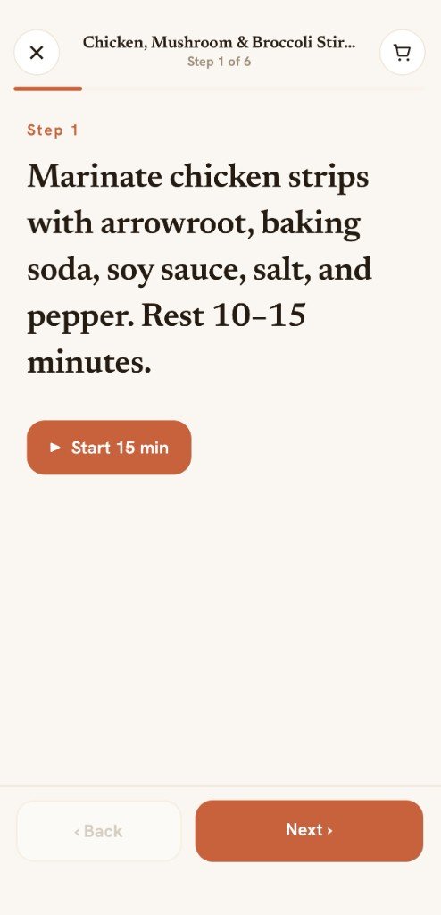 Cook mode
