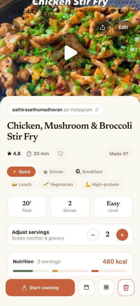 Recipe details