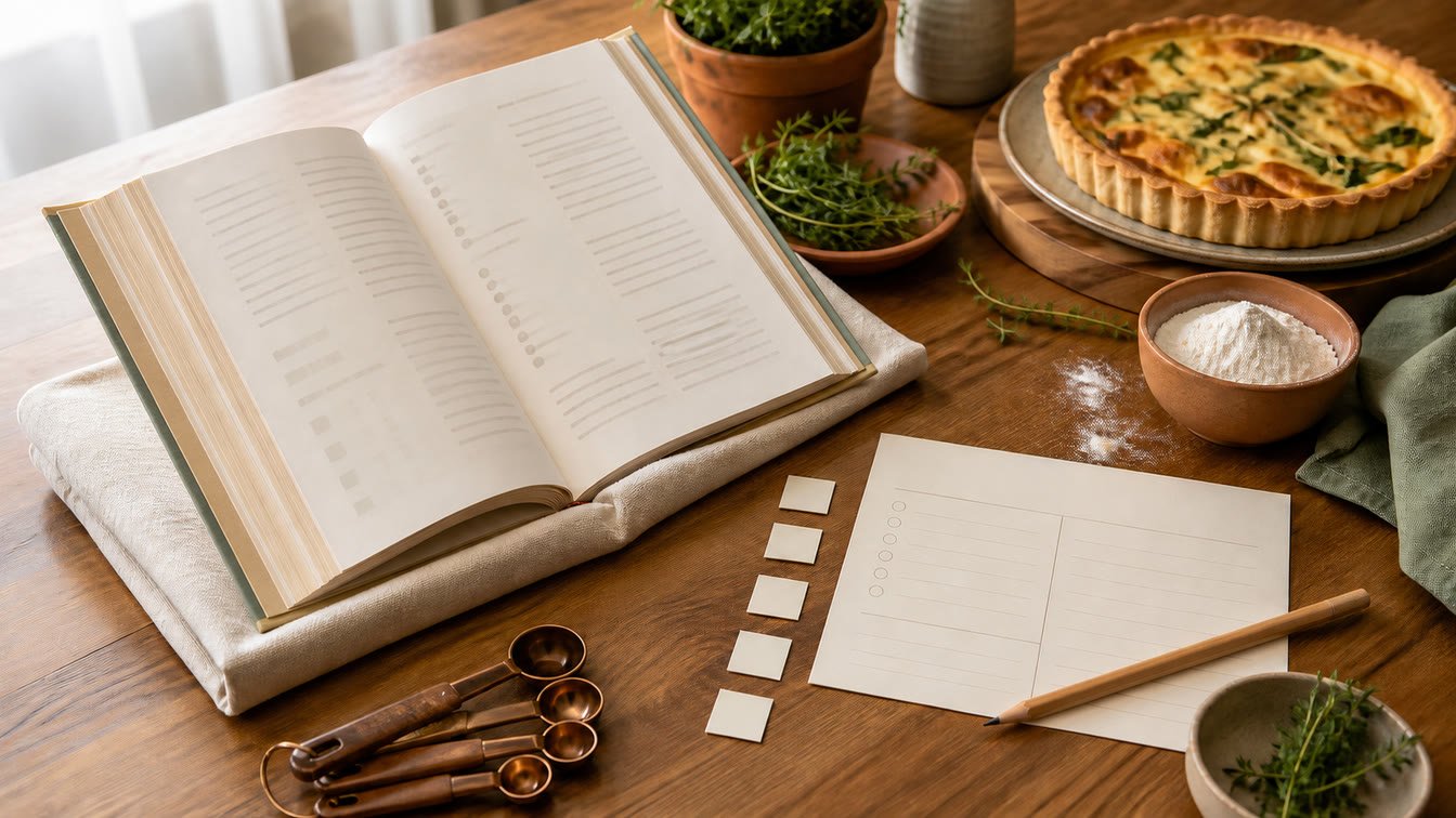 How to Turn a Cookbook Page into an Editable Digital Recipe